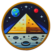 LifeShip Pyramid on the Moon Mission Patch